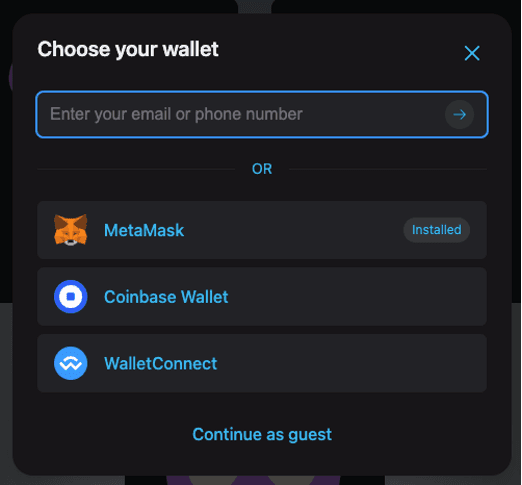 Example wallet